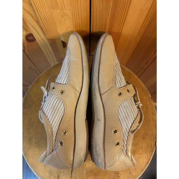 Stuart Weitzman Womens Tan Leather Mesh Casual Shoe Size 8M - Picture 6 of 8
